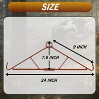 Système de jeu Gambrel et système de levage de hois à double poulie, accessoires de chasse au cerf haute capacité