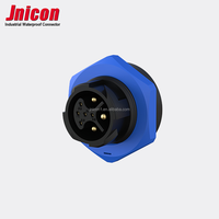 Jnicon 3 + 5 pines de alimentación y señal macho hembra IP67 conector de cable eléctrico impermeable