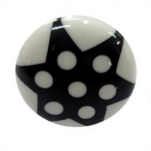 Hand Finished Blue and <b>White</b> Resin Drawer Dresser <b>Knobs</b> Furniture Hardware Home Office Decoration Kitchen Bedroom Drawer Cabinet - Product Image 2