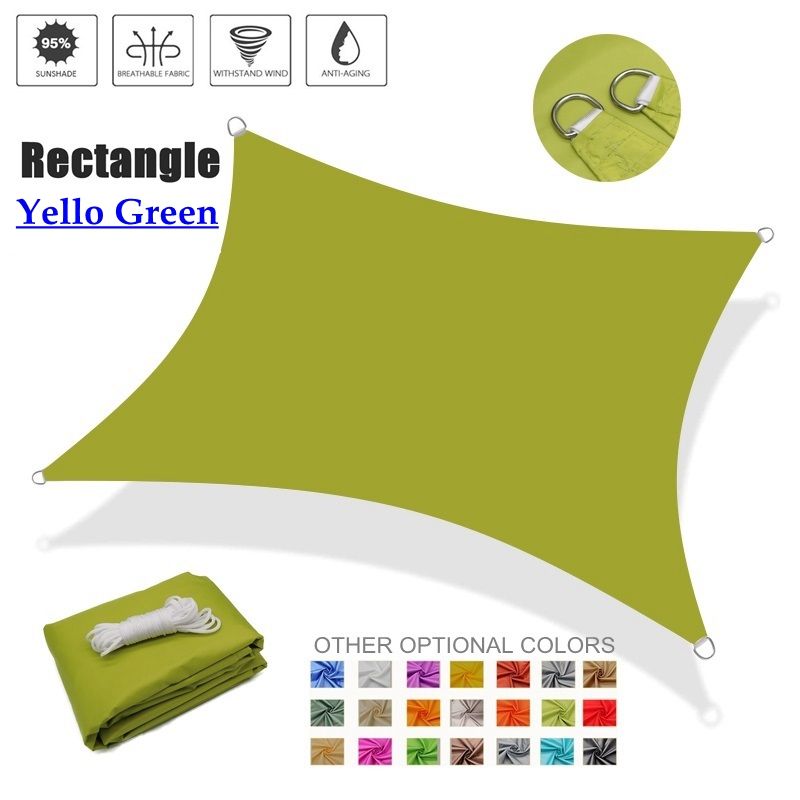 Arc rectangle jaune vert
