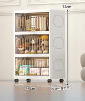 Armoire de rangement contemporaine en plastique PP avec 3 tiroirs, design modulaire écologique pour le rangement des vêtements