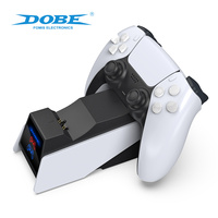 DOBE Station de charge à alimentation directe d'usine avec indicateur LED pour contrôleur PS5 DualSense Accessoires de jeu