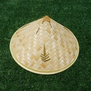 Manufacturer Wholesale Cheap Bamboo <b>Hat</b> <b>Summer</b> Outdoor Fishing Sunshade Straw <b>Hat</b> - Product Image 4
