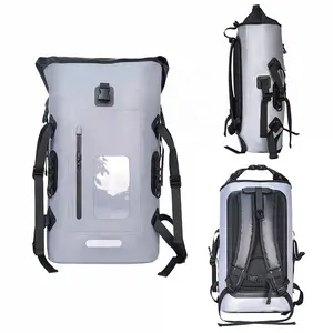 2023 New Outdoor IPX8 Waterproof Backpack 32L Sizes With Roll-Top Closure Front Pocket