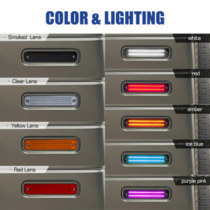 Luces LED de Marcador Lateral para Parachoques Delantero y Trasero Zeal para <span class=keywords><strong>Hummer</strong></span> <span class=keywords><strong>H2</strong></span> 2003-2009, Accesorios, Paquete de 4 - Product Image 2