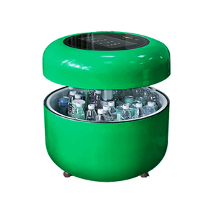 Mini Tables basses de réfrigérateur intelligent électrique à alimentation CA Table basse ronde moderne Smart Center Coffee Tea Table avec réfrigérateur de nouveau produit - Product Image 4