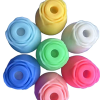 Vibrateur rose qui brille dans le noir, suceur clitoridien et suceur de tétons, stimulateur du clitoris, jouet sexuel lumineux pour femmes