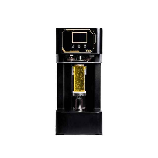 Automatic Electric Food Grade Paper Carton Beverage Can Sealing Machine with Induction Sealing for Food Packaging