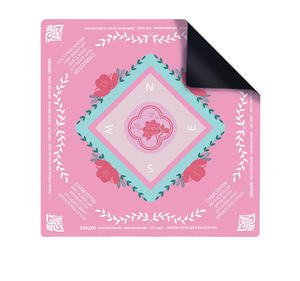 Luxe cartoon animatie design mahjong tafelmat, milieuvriendelijk, vuilafstotend, antislip, met vergrendelbare rand, schaak- en kaartmat - Product Image 1