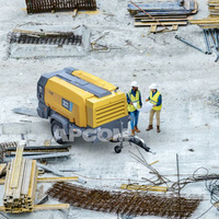 Compresseur diesel portable Atlas Copco XAVS600 14 bar 200 psi 18 m³ AtlasCopco XAVS 600 Cfm Compresseur à vis mobile haute pression