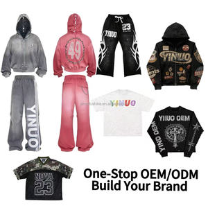 Calças <span class=keywords><strong>Jeans</strong></span> Masculinas de Cintura Alta Estilo Vintage Streetwear Xadrez com Perna Larga OEM |   Opções de Impressão Digital 3D com Acabamento Lavado | - Product Image 4