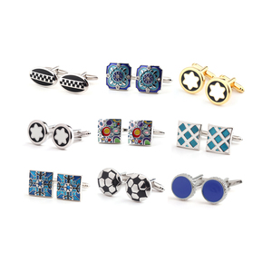 <span class=keywords><strong>Gemelli</strong></span> personalizzati in metallo smaltato di lusso <span class=keywords><strong>con</strong></span> Logo in acciaio inossidabile <span class=keywords><strong>gemelli</strong></span> <span class=keywords><strong>gemelli</strong></span> da uomo in stile francese - Product Image 2