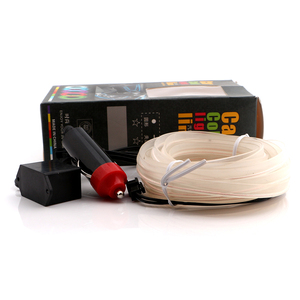 Luces <span class=keywords><strong>LED</strong></span> de Tira para Interiores de Automóviles, Cable EL, Luces de Neón USB, Luces Intermitentes, Kits de Iluminación Ambiental para Decoración Interior de Automóviles - Product Image 3