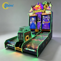 KAIMI Meilleure Vente Machine de tir à monnayeur pour deux joueurs, thème Citrouille d'Halloween, avec système de rédemption de tickets de loterie en métal