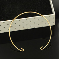 Offre Spéciale 14K Or Rempli Étincelle Motif Conception 7 pouces Manchette Bracelet Minimaliste Bracelet Bracelet Pour DIY Permanent Fabrication de Bijoux
