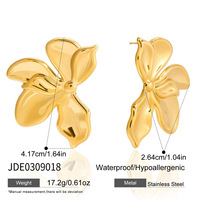 Gaovo – boucles d'oreilles et collier floraux élégants et luxueux pour femmes, résistants au ternissement, en acier inoxydable et en titane, bijoux à la mode