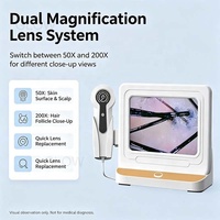 Analyseur de Cuir Chevelu Portable avec Caméra HD, Appareil de Contrôle des Follicules, Détecteur WiFi pour Salon de Beauté, Microscope Numérique pour Observation et Soin