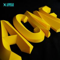 Letras 3D Personalizadas con Iluminación, Letras Acrílicas para Publicidad, Logotipo Comercial LED, Letras de Canal Retroiluminadas