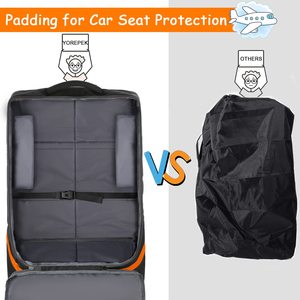 Borsa da <span class=keywords><strong>viaggio</strong></span> per seggiolino auto per auto, borsa da <span class=keywords><strong>viaggio</strong></span> imbottita, per viaggi aerei - Product Image 4