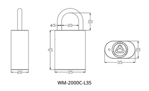 Ổ Khóa Kiểm Soát Truy Cập Mạng Toàn Cầu Và Đổi Mới Có Hồ Sơ - Product Image 3