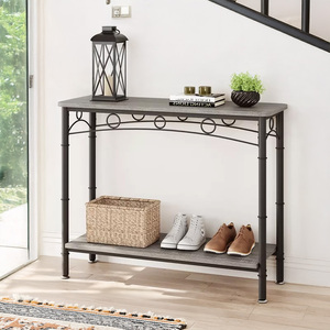 Mesa de consola Vintage industrial de 41,3 "con estante de almacenamiento, mesa de sofá de entrada estrecha para pasillo/sala de estar, suministro a granel - Product Image 3