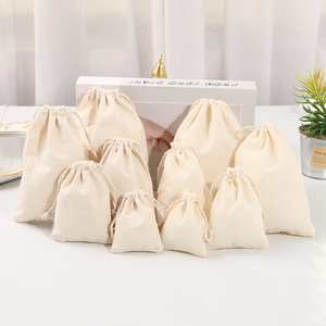 Bolsas de Algodón Orgánico con Cordón, Reciclables y Aptas para Lavadora, de Fabricantes de Bolsas, con Impresión de Alimentos, Blancas, para Café - Product Image 1