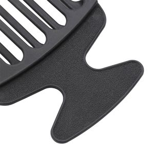 Peine de púas <span class=keywords><strong>Afro</strong></span> de diente grande de plástico, herramienta de modelado para peluquería de estilismo, peluca trenzada, cepillo, cabeza de aceite, horquilla - Product Image 4