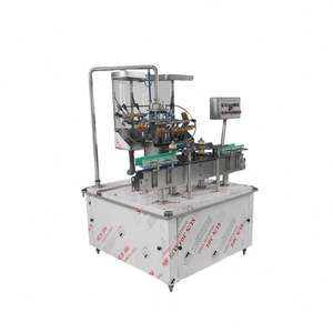 Machine de rinçage automatique à 12 têtes rotatives pour bouteilles en plastique, idéale pour les sauces alimentaires, les bocaux linéaires et les contenants en verre - Product Image 2