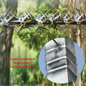 เดือยไล่<span class=keywords><strong>นก</strong></span>แบบหนาพิเศษสำหรับงานหนัก ป้อง<span class=keywords><strong>กัน</strong></span>การปีนป่าย ขนาด 3/5 ซม. ให้เลือกได้ สำหรับป้อง<span class=keywords><strong>กัน</strong></span>โรงงาน ผลิตจากโรงงานโดยตรง - Product Image 1