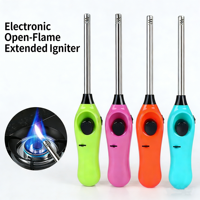 Briquet de cuisine BBQ OEM, briquet à gaz rechargeable, briquet jetable, briquet de camping, briquet à cigarettes