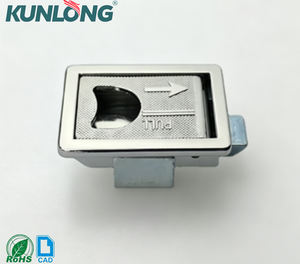 自锁式柜锁 镀铬拉手 迷你机箱侧门 - Product Image 3