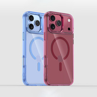 Coque de téléphone portable couleur bonbon pour iPhone 18 Pro, étui hybride transparent TPU+PC pour iPhone 17 18 Pro Max