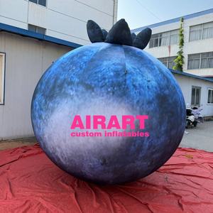 Myrtille gonflable géante pour les promotions agricoles Ballon gonflable pour les salons professionnels - Product Image 3