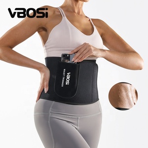 VBOSi 0638 네오프렌 탄력 허리 보호대 복부 조절 지방 연소 체중 감량 조절 가능한 허리 트리머 열 땀 조절 - Product Image 2