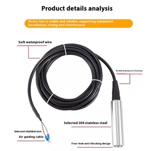 जल टैंक के लिए 0.5% एफ. एस. सटीकता के साथ 420मा तरल स्तर ट्रांसमीटर पानी के टैंक के लिए एफ. एस सटीकता के साथ - Product Image 4
