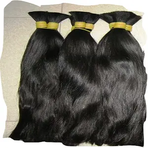 Indiase Menselijke Haarbundels I Tip V Tip U Tip Clip In Zwart Bruin En Stijlvol Haartype Zal Van Goede Kwaliteit Maagdelijk Haar
