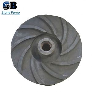 Bomba de lodos serie 1.5/1 AHR fabricada en China, impulsor de vórtice de hierro fundido, accesorios de goma tipo caracol abiertos/cerrados, piezas de bomba - Product Image 1