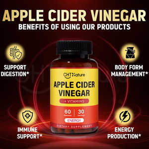 Chtnature Private Label Vitaminen <span class=keywords><strong>500Mg</strong></span> 1000Mg Keto Appelazijn Acv <span class=keywords><strong>Capsules</strong></span> - Product Image 3