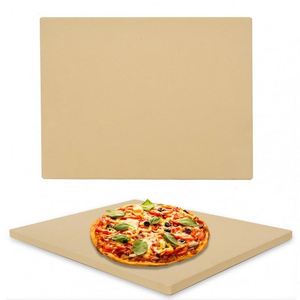 Bandejas Redondas de Malla para <span class=keywords><strong>Pizza</strong></span>, Piedras para Hornear de Cerámica de 13 Pulgadas, Herramientas para Hornear en el Horno o Barbacoa, Tipos Cuadrados de Chef en la Tienda - Product Image 1
