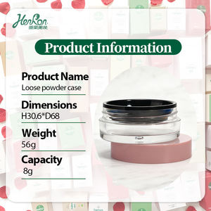 空プラスチックルースパウダーコンパクトコンテナ10g化粧パウダーケースPPメッシュ付きカスタマイズ可能カラー & ロゴ - Product Image 3