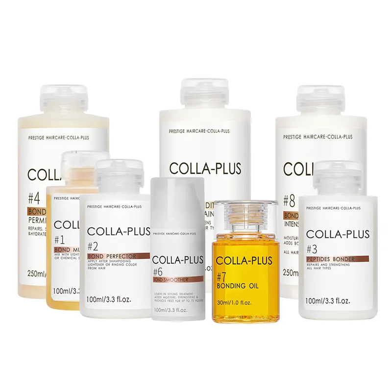 COLLA-PLUS Private Label High Capacity No.1 No.2 No.3 No.4 No.5 Hair Treatment Set For Hair Perfect
