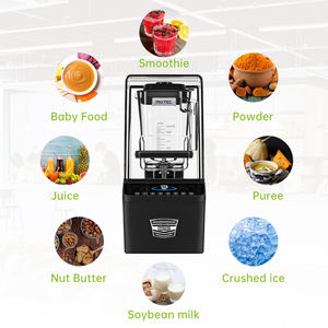 Licuadora comercial de servicio pesado Licuadora y batidora silenciosa de poco ruido con cubierta de sonido - Product Image 1