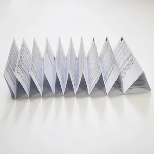 نشرة إعلانية مخصصة عالية الجودة تصميم رخيص ، نشرة إعلانية ، كتيب a4 ، قائمة صندوق برجر Trifold