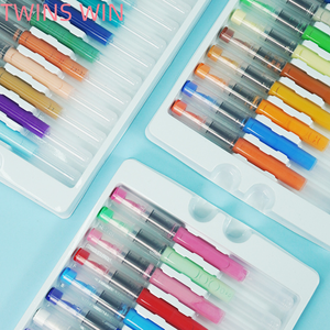 Fabrik-Großhandel Hochwertige Acryl-Markerstifte 12 24 36 48 Sets Stapelbare Farbige Soft-Tip Planer-Stifte - Product Image 3