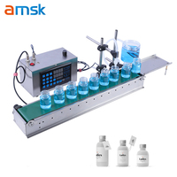 LSX-6000 Machine de Remplissage Automatique à Pompe Magnétique pour Petits Volumes Lait Jus Eau Huile Essentielle Parfum Ligne de Remplissage Automatique