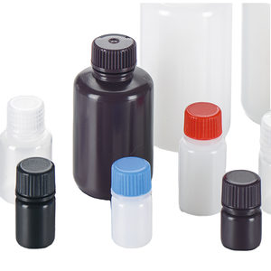 ขวดรีเอเจนต์พลาสติก HDPE สีน้ำตาลอำพัน ปากกว้าง มีขีดบอกปริมาตร ขนาด 8 มล. 15 มล. 30 มล. 60 มล. 125 มล. 250 มล. 500 มล. 1000 มล. ยี่ห้อซันทรีน สำหรับห้องปฏิบัติการ - Product Image 2