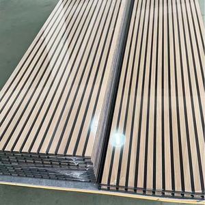 Panneaux muraux acoustiques en bois naturel modernes Fonction acoustique optimale Avantage sonore pour les salles de placage acoustique pour animaux de compagnie - Product Image 2