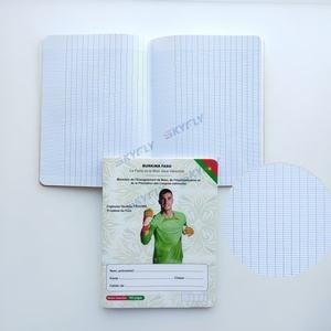 Cahier d'exercices personnalisé pour étudiants, reliure à cheval, cahier d'exercices étoile de football, cahier d'exercices pour l'école - Product Image 5
