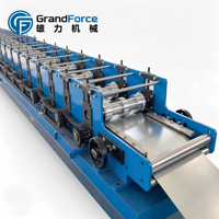 Machine de formage à froid de gouttières circulaires à grande vitesse avec contrôle PLC automatique, à joint de blocage, certifiée CE, GrandForce