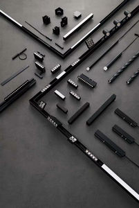 Système de lampe sur <span class=keywords><strong>rail</strong></span> magnétique Zomi led éclairage sur <span class=keywords><strong>rail</strong></span> réglable cob led éclairage sur <span class=keywords><strong>rail</strong></span> 20 rails de feux à double bande dissimulés - Product Image 5